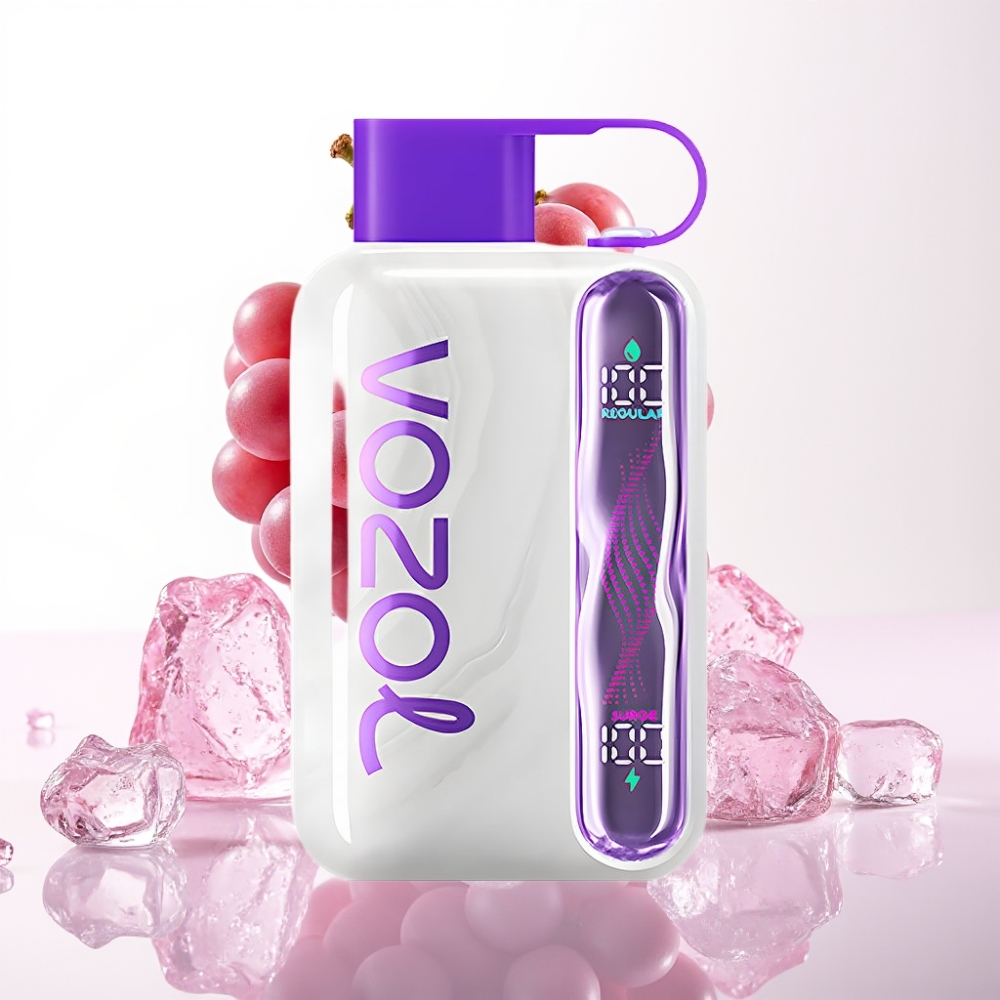 VOZOL STAR 40000 Puffs Vape Descartável Gelo de Uva 1000mAh Tipo-C 20/50mg/ml