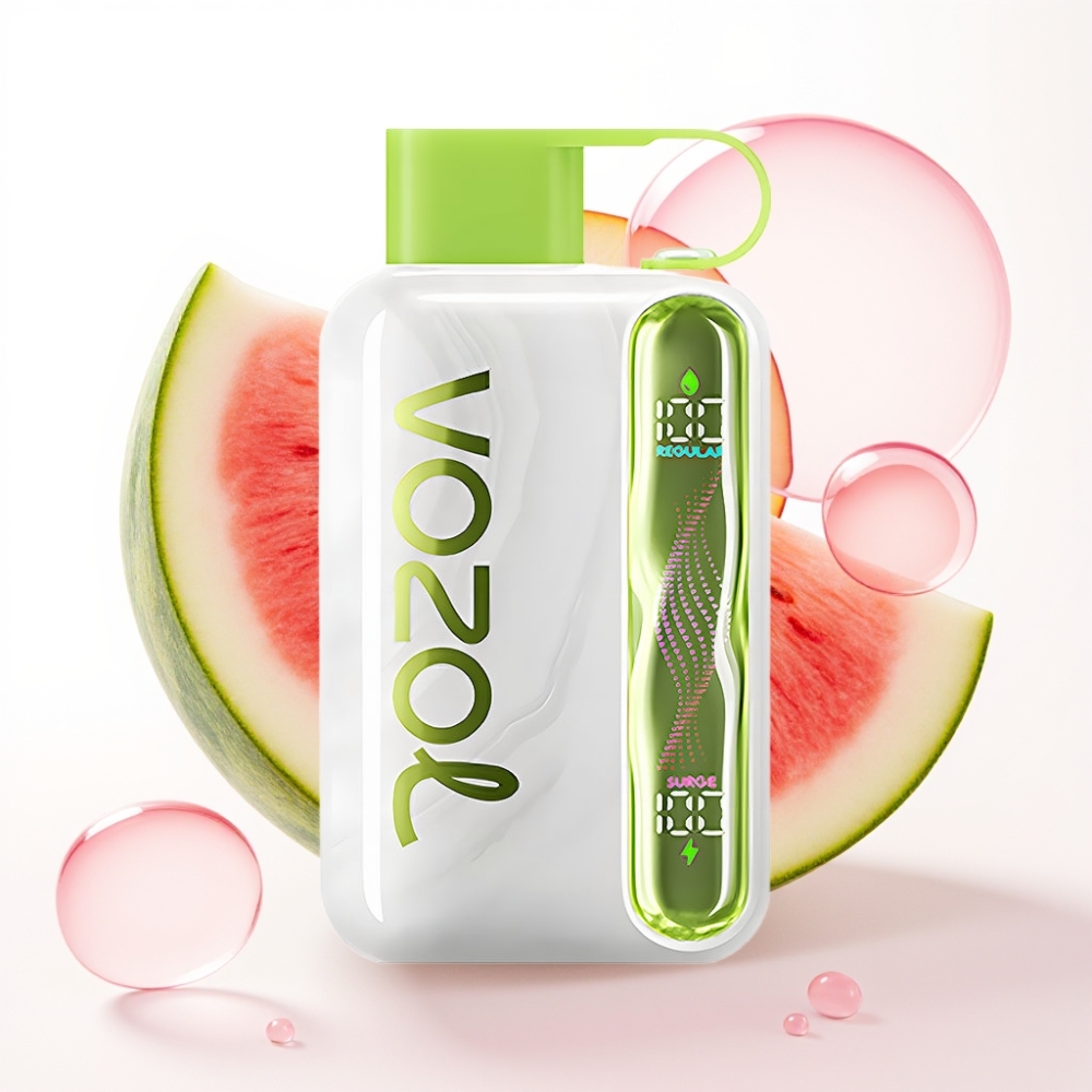 VOZOL STAR 40000 Puffs Vape Descartável Melancia Pêssego Azedo 1000mAh Tipo-C 20/50mg/ml