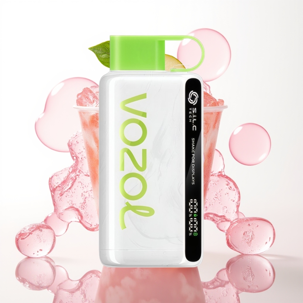 VOZOL STAR 9000/12000 Disposable Vape Maçã Verde Gelada com 650mAh e Recarga 30% Mais Rápida