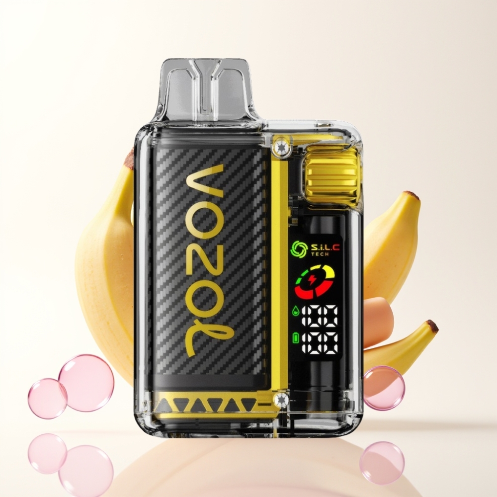 VOZOL Vista 20000 Puffs Recarregável Bateria 650mAh Tela OLED Sabor Pitaya Banana Cereja