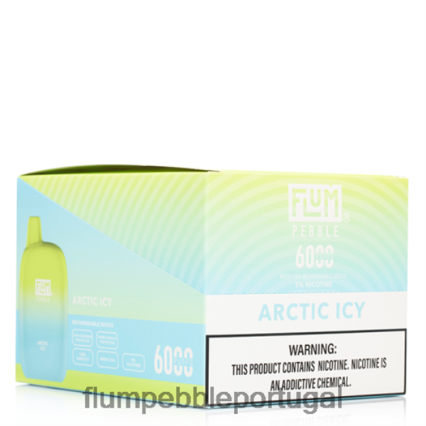 FLUM PEBBLE Flavors - FLUM PEBBLES 6.000 baforadas 10 pacotes H682F06 Ártico gelado