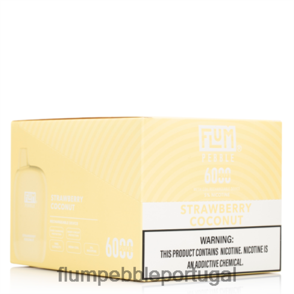 FLUM PEBBLE Vape Portugal - FLUM PEBBLES 6.000 baforadas 10 pacotes H682F073 coco de morango