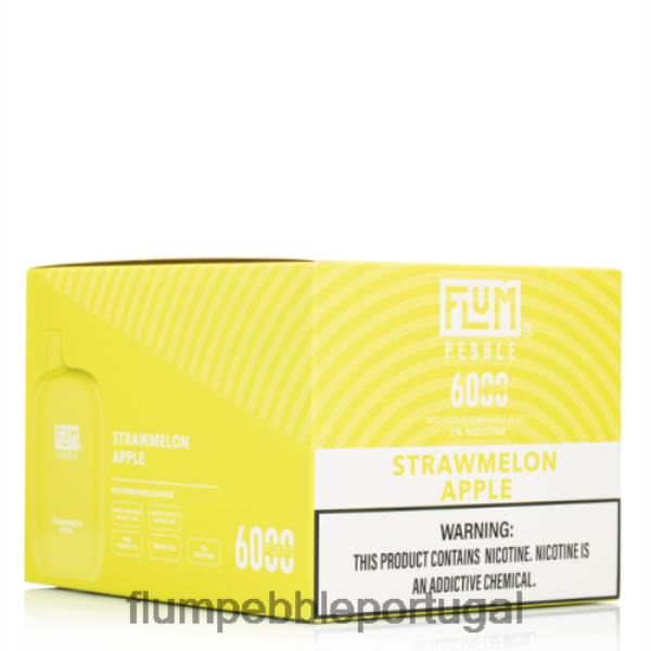 FLUM PEBBLE Vape Review - FLUM PEBBLES 6.000 baforadas 10 pacotes H682F079 maçã palha